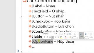 Celebrity #MOB1023 #Java2 Slide 2 Tạo Form Thông Tin Dùng RadioBox Trong Java Wealth