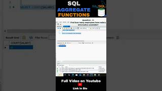 📊 SQL Interview Question in 30 Seconds!