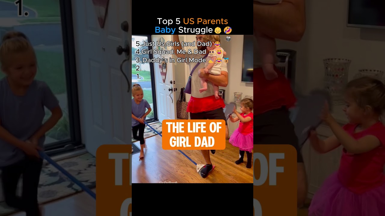 Когда папа становится одной из девочек 😆👧 | Папа переходит в режим настоящей девочки 💅