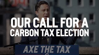 Our call for a carbon tax election