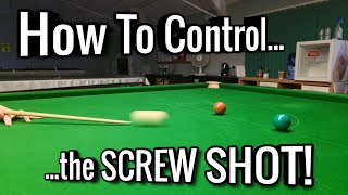 CONTROL Your SCREW SHOTS! | Snooker Lesson screenshot 5