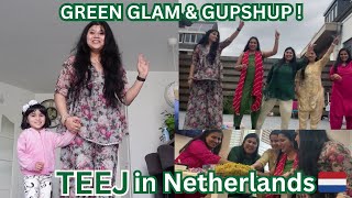 🇮🇳🌿 Sawan Teej with Desi Moms in Netherlands | Fun, Food & Festive Fashion
