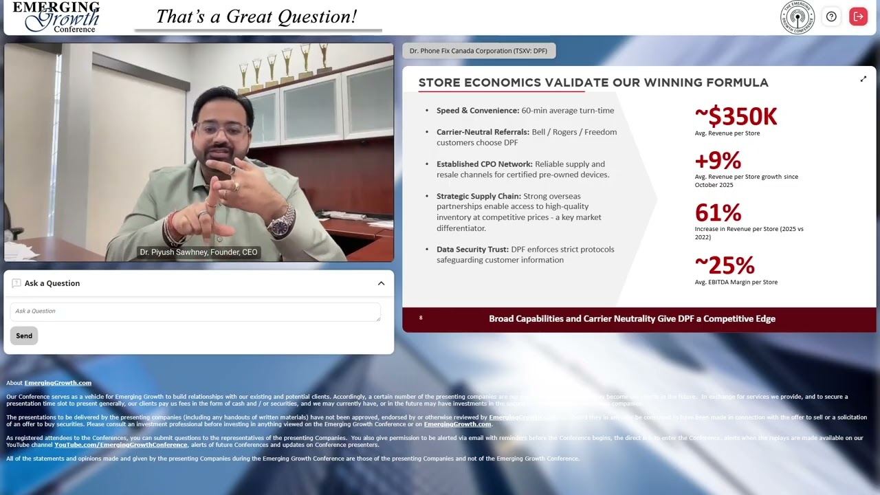 Dr. Phone Fix Canada Corporation (TSXV: DPF)