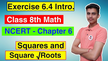CBSE Class 8 Math Chapter 6 Squares and Square Roots Exercise 6.4 Introduction ( NCERT Solution )