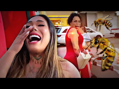 INJERTO SUAREZ ES ATACADA POR UNA ABEJA‼️🐝 | KARIPAO | MEJIA |