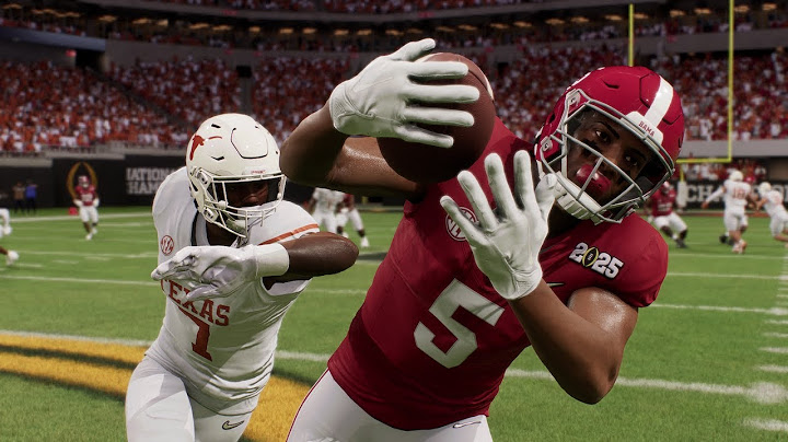 College Football 25 National Championship Gameplay - Alabama vs Texas - Full Game (PS5)