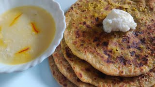 मटर के भरवां परांठे / Mutter ke bharawa paratha / Indian Recipe