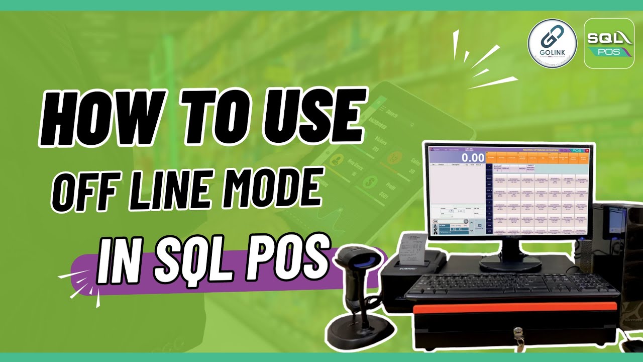 How to use offline mode in SQL Pos - YouTube