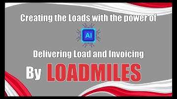 AI Load Creation, Delivery and Invoicing