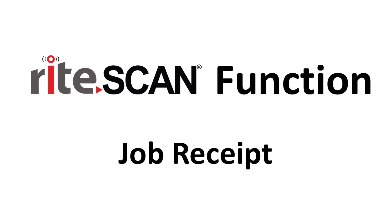 job receipt