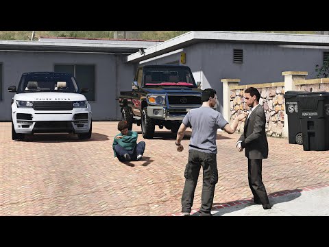 رجل اعمال غني يضرب عجوز فقيرة ويفزع لها عامل التوصيل لتكون نهايته مظلوم بالسجن قراند 5