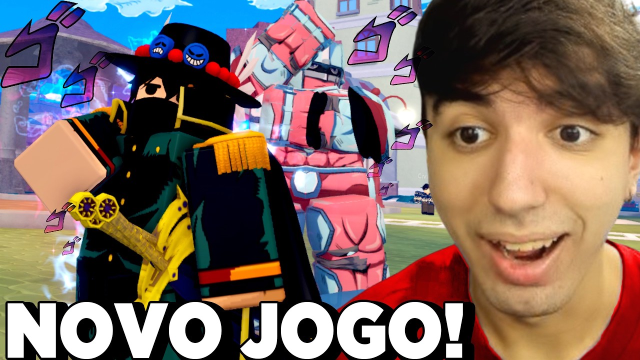 JOGUEI O NOVO JOGO DE JOJO DO ROBLOX! BIZARRE LINEAGE