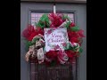 Rufflepoof wreath for our front door