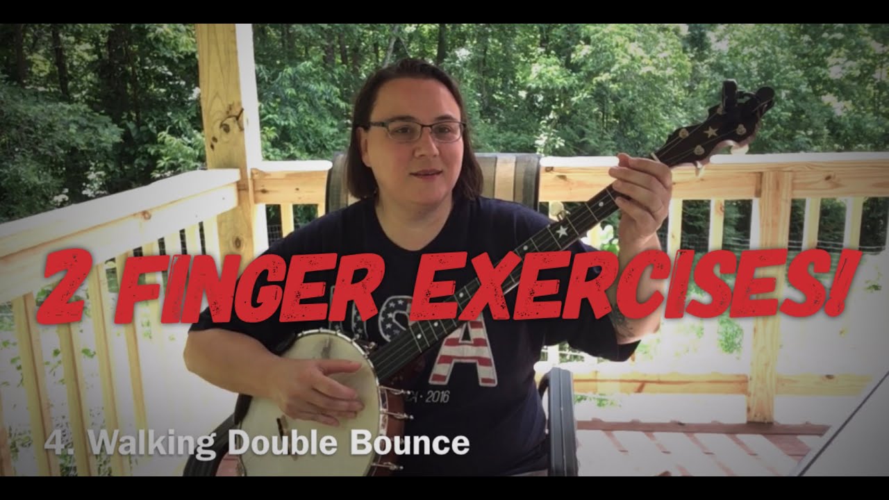 2 Finger Banjo Exercises | 2FTL banjo | Old Time banjo