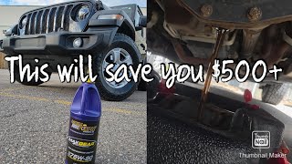 2018-2027 Jeep Wrangler DIY Differential Fluid Change 