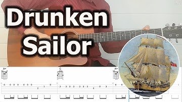Thumbnail of Drunken Sailor - What Shall We Do With The Drunken Sailor | Guitar Tabs Tutorial