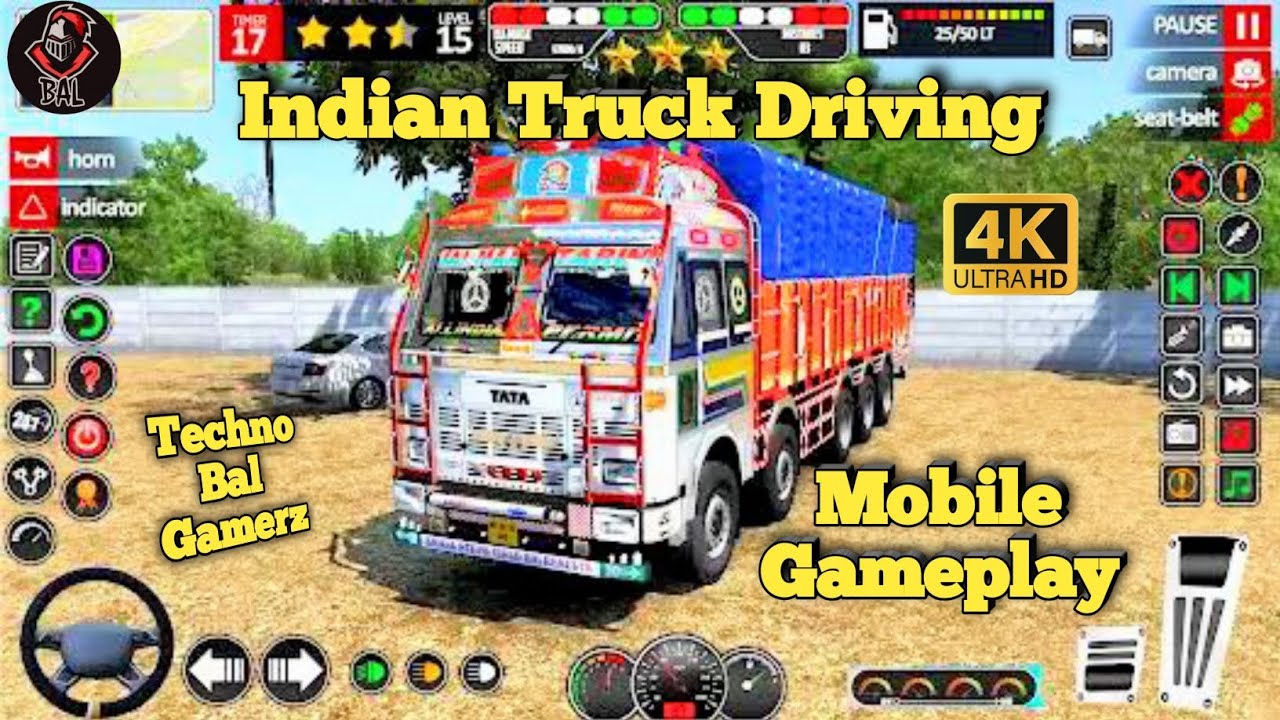 Truck Driving Simulator Game Mobile Gameplay 4K Video Techno Bal Gamerz