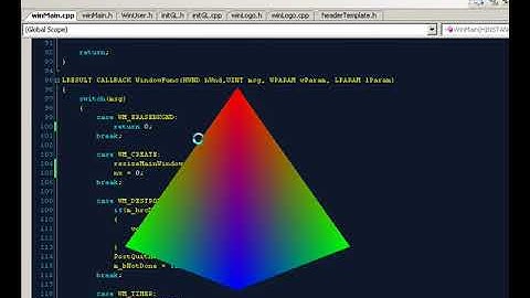 Transparent OPENGL in C, Rotating an Object