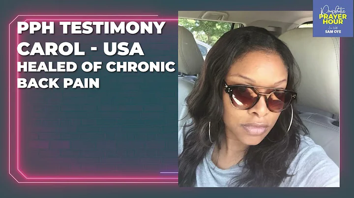 PPH Testimony - How She Got Supernaturally Healed From Chronic Back Pain On This Prayer Altar