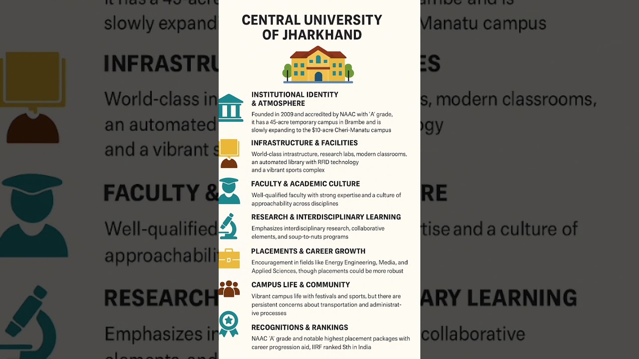 University review CU jharkhand 