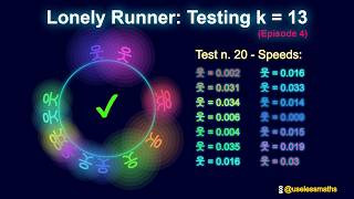 BREAKING this 50-Year-Old Math Problem (Lonely Runner conjecture k=13 Simulation) Ep. 5