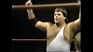 Play video: Jerry Lawler, Tommy Rich and Jerry Oates vs Bob Roop, Rip Rogers and Ted Oates. Georgia 1984