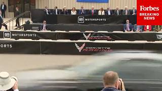 BREAKING NEWS: Trump Watches Drag Race At General Motors In Michigan