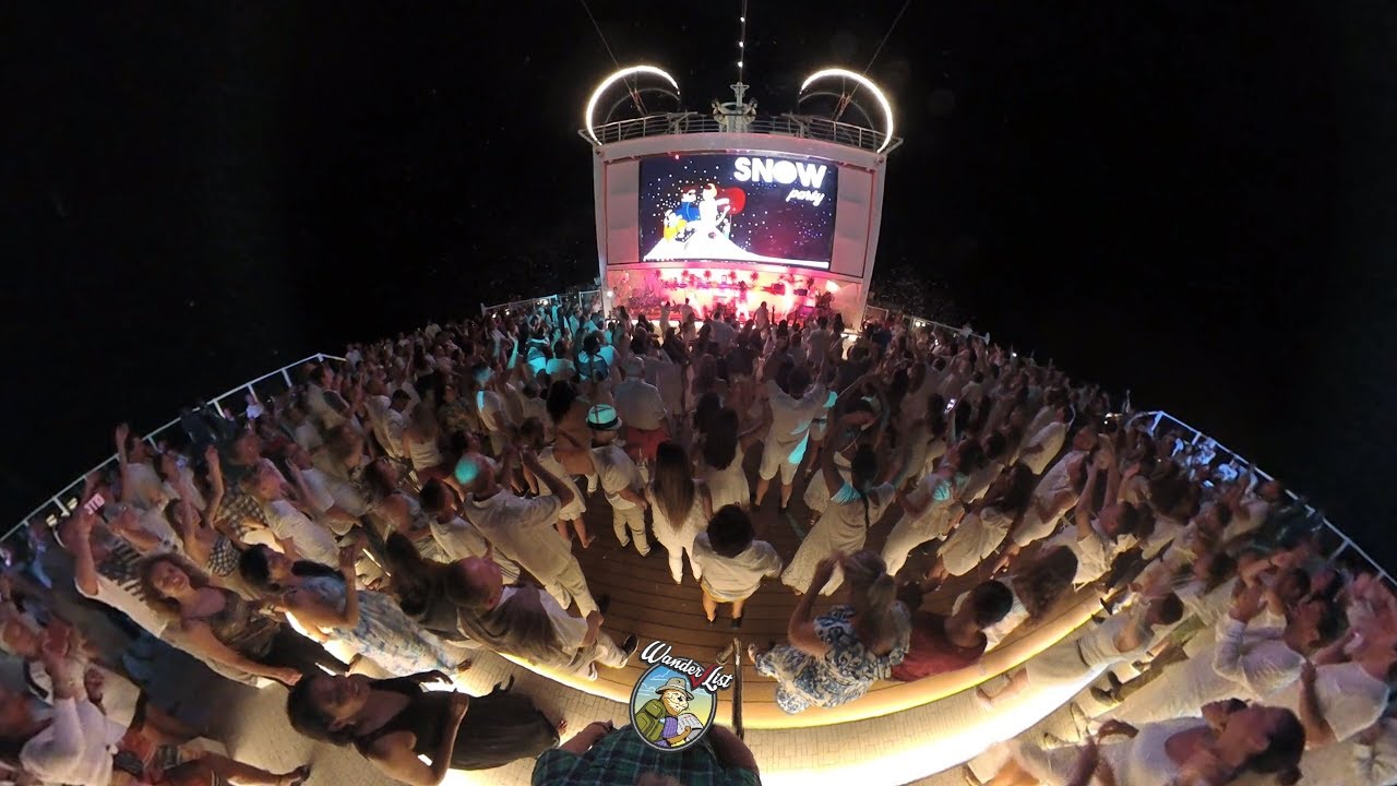 4K/360 - MSC Seaside White Party!