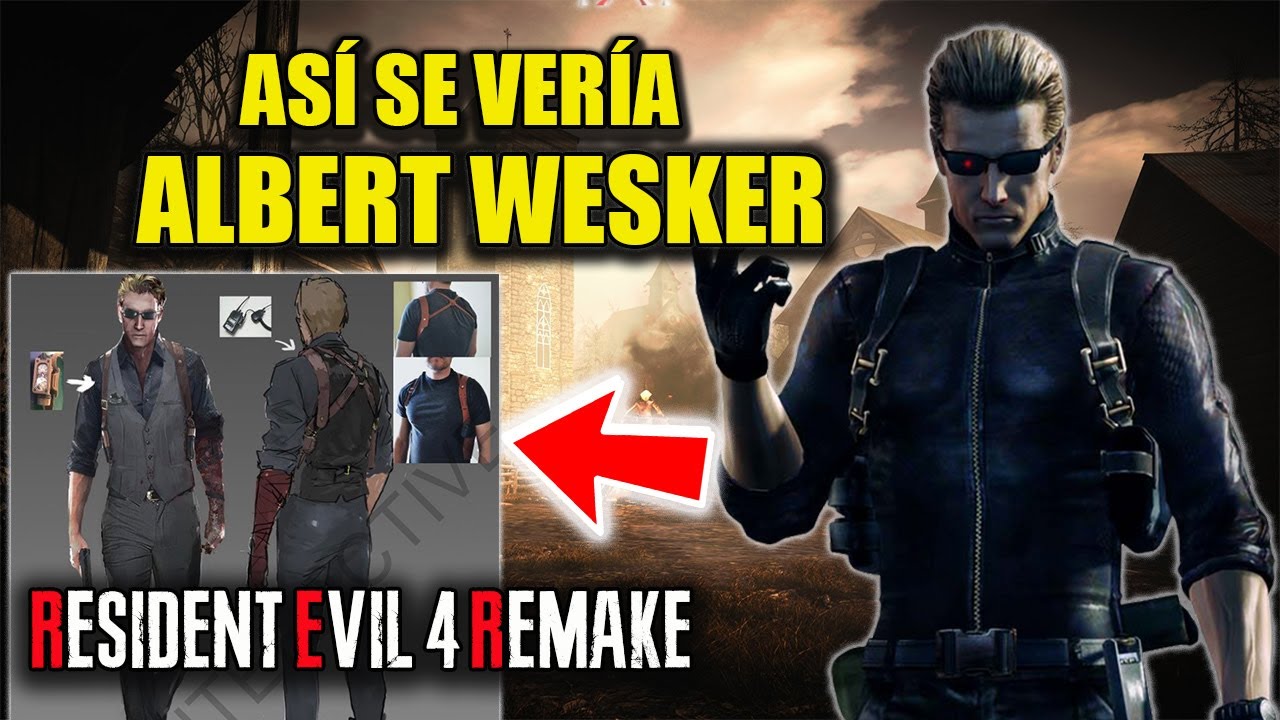 Revelado el diseño de Wesker para RESIDENT EVIL 4 REMAKE