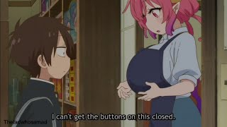 taketo and Ilulu's moments || Dragon maid ||  Ecchi Anime Resimi