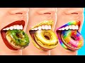 ONE COLOR SWEETS CHALLENGE || Unique Gadgets for Foodies by 123 GO! FOOD