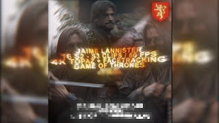 Jaime Lannister S2 - 3 CLIPS | 4K 60FPS DOWNLOAD FOR FREE 