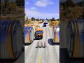 Deadly Downhill Trap 💀 Can The Truck Survive? #Shorts #CrashTest