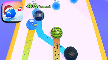 Level Up Balls ​- All Levels Gameplay Android,ios (Levels 134-135)