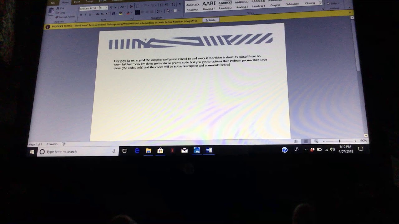 ROBLOX user and Gacha Studio promo codes YouTube