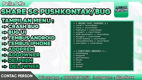 NEW‼️ SC BOT WA TERBARU 2025 | SC BUG GANAS  VOID V7 | TEMBUS IPHONE😱 | ANTI BACKDOOR😱 | NO PW |