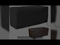 Large deck box cover waterproof heavy-duty courtyard footstool covering all weather outdoor suitable