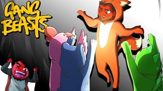 Gang Beasts! | 'I Have Become GODLIKE!' ( w/ H2O Delirious, Ohmwrecker, and Bryce)