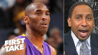 Calling Kawhi more clutch than Kobe is 'blasphemous' - Stephen A. | First Take