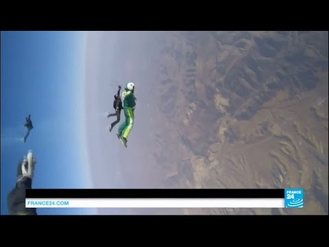 US daredevil Luke Aikins completes highest skydive without a parachute