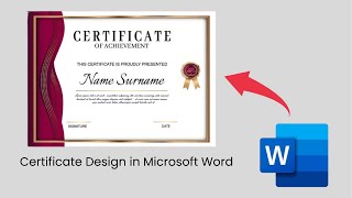 Information How to Make Professional Certificate in Microsoft Word | WXP Learning Hub Update