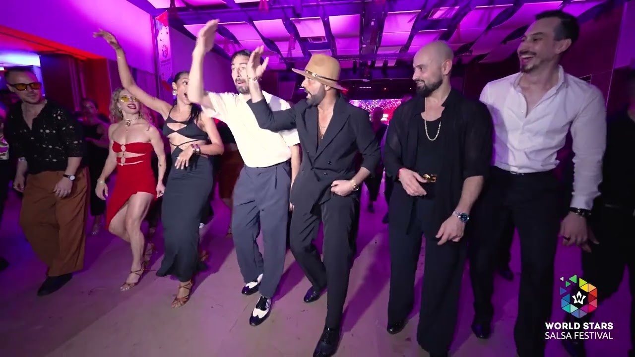 Top Cha cha animation from Fadi, Bersy, Anichi & Diago at World Stars Salsa Festival 2025