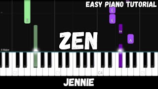 Jennie - Zen (Easy Piano Tutorial) screenshot 5