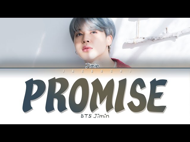 BTS (방탄소년단) JIMIN 'Promise (약속)' Lyrics class=