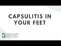 Capsulitis In Your Feet