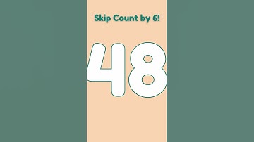 🎵 Skip Count by 6 | Easy Tune | Fun Math Song for Kids #mathforkids #skipcounting #countby6