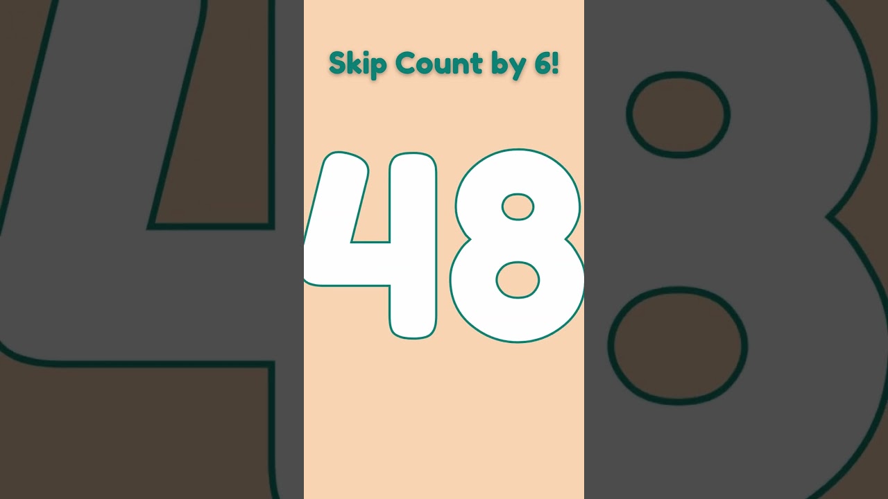 🎵 Skip Count by 6 | Easy Tune | Fun Math Song for Kids