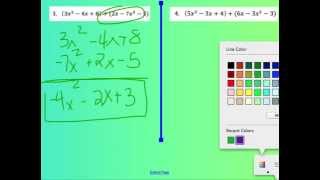 Unit 3 Notes 4  Adding and Subtracting Polynomials
