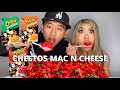 Trying cheetos mac n cheese  mukbang
