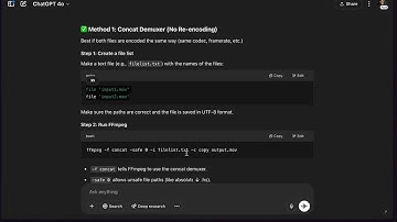 How to Concatenate Huge Video Files FAST with ffmpeg!